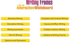 Writing Frames for the Interactive Whiteboard