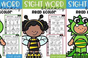 Sight Word Fluency Read and Color 三册 高清PDF下载